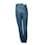RE/DONE, jeans azules con bordes sin terminar - vista 2