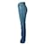 RE/DONE, jeans azules con bordes sin terminar - vista 4