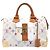 Louis Vuitton Weißes Monogram Multicolor Speedy 30 Tasche M92643 Mehrfarben