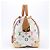 Louis Vuitton Weißes Monogram Multicolor Speedy 30 Tasche M92643 Mehrfarben - Ansicht 5