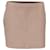 Falda lápiz mini Dsquared2 en cuero nude Castaño Carne