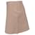 Falda lápiz mini Dsquared2 en cuero nude Castaño Carne - vista 2