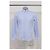 Camisa de manga larga de ajuste regular en algodón azul claro con estampado de cadena Louis Vuitton - vista 6