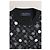 Schwarzer Baumwoll-Pullover mit Infinity Dots-Druck von Louis Vuitton x Yayoi Kusama - Ansicht 10