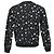 Schwarzer Baumwoll-Pullover mit Infinity Dots-Druck von Louis Vuitton x Yayoi Kusama - Ansicht 3