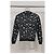 Schwarzer Baumwoll-Pullover mit Infinity Dots-Druck von Louis Vuitton x Yayoi Kusama - Ansicht 6