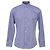 Camicia a maniche lunghe Regular Fit in cotone azzurro chiaro con pois svizzeri Louis Vuitton Blu Blu chiaro