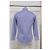 Camicia a maniche lunghe Regular Fit in cotone azzurro chiaro con pois svizzeri Louis Vuitton Blu Blu chiaro - vista 8