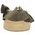Borsa in rafia verde oversize East West con volant di Rosie Assoulin Marrone - vista 4