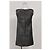 Abito shift mini impreziosito in poliestere nero Dsquared2 - vista 9