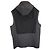 Kenzo K Patch Button Down Hooded Vest Jacket in Grey and Black Wool and Nylon - view 2