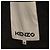 Kenzo K Patch Button Down Hooded Vest Jacket in Grey and Black Wool and Nylon - view 3