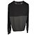 Zweifarbiger Rundhals-Pullover von Givenchy aus schwarzer und grauer Wolle Mehrfarben - Ansicht 3