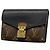 Pallas Louis Vuitton Dreifach-Brieftasche Braun Schwarz
