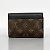 Pallas Louis Vuitton Dreifach-Brieftasche Braun Schwarz - Ansicht 12