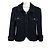 Chanel Iconic Chain Trim Black Tweed Jacket