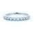 Autre Marque Ahkah Half Eternity Au750 Diamantring Weiß