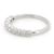 Autre Marque Ahkah Half Eternity Au750 Diamantring Weiß - Ansicht 3