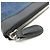 Clutch in denim, tela e pelle Balenciaga Blu - vista 7