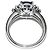 Autre Marque Anello in zaffiro Pt900 2,121 ct e diamante 1,37 ct - vista 4