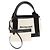 Borsa Cabas 2way in tela di vitello navy Balenciaga 390346 Beige