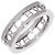 Autre Marque Anello Bvlgari B.zero1 in oro bianco Au750 misura 53