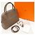 Hermès Borsa 2 in 1 Hermes Bolide Taurillon Clemence Grigio - vista 3