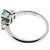 Autre Marque Platinring Pt900 mit Smaragd 1,06 ct und Melee-Diamanten 0,23 ct Grün - Ansicht 2