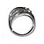 Autre Marque Pt900 Marquise-Schliff Diamant blauer Diamantring - Ansicht 3