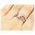 Autre Marque Pt900 Marquise-Schliff Diamant blauer Diamantring - Ansicht 6