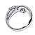 Autre Marque Pt900 Platin-Diamantring 0,28 ct Größe 11 - Ansicht 5