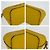 Pochette in PVC con charm a forma di cuore Michael Kors Giallo - vista 4