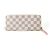 Cartera Clemence Damier Azur Larga de Louis Vuitton Blanco - vista 2