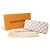 Cartera Clemence Damier Azur Larga de Louis Vuitton Blanco - vista 7