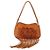 Bolso de hombro de cuero natural Valentino