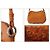 Bolso de hombro de cuero natural Valentino - vista 3