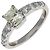 Autre Marque Pt900 Platin-Diamantring 1,013 ct hellgelb-SI1-mittelblau
