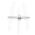 Autre Marque Niwaka PT950 Diamantring Silber - Ansicht 2