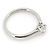 Autre Marque Niwaka PT950 Diamantring Silber - Ansicht 5