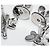 Autre Marque Orecchini in oro bianco K18WG con diamanti 0,22 ct - vista 4