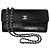 Wallet On Chain Portafoglio Chanel Camellia Nero in Pelle