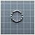 Chanel Pt950 Platin-Diamantring Größe 8 - Ansicht 3