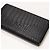 Autre Marque Cartera larga con cremallera de cocodrilo negra 2301413 Negro - vista 3