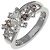 Autre Marque K18WG Weißgold-Diamantring 0,50 ct