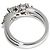Autre Marque K18WG Weißgold-Diamantring 0,50 ct - Ansicht 3