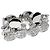 Tiffany & Co Pendientes de flor de papel con diamante corte cojín Pt950 Tiffany