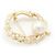 Autre Marque Spilla in perle e diamanti MIKIMOTO in oro giallo 18K 11,8mm D1,64ct D'oro - vista 2