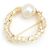 Autre Marque Spilla in perle e diamanti MIKIMOTO in oro giallo 18K 11,8mm D1,64ct D'oro - vista 3