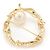 Autre Marque Spilla in perle e diamanti MIKIMOTO in oro giallo 18K 11,8mm D1,64ct D'oro - vista 4