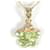 Autre Marque 14K Yellow Gold Zirconia Necklace  ref.1659751